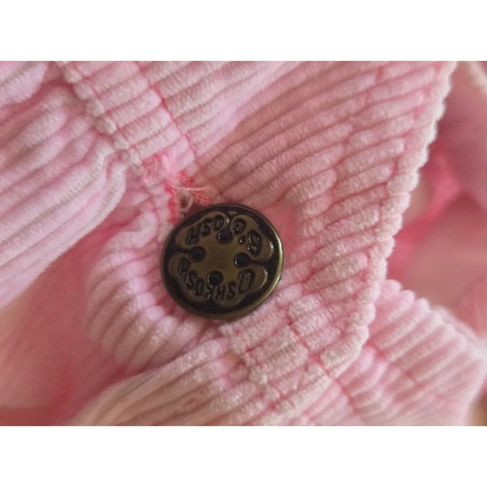 Vintage OshKosh B'gosh Pink Corduroy Overalls Toddler 24 Months Made in USA